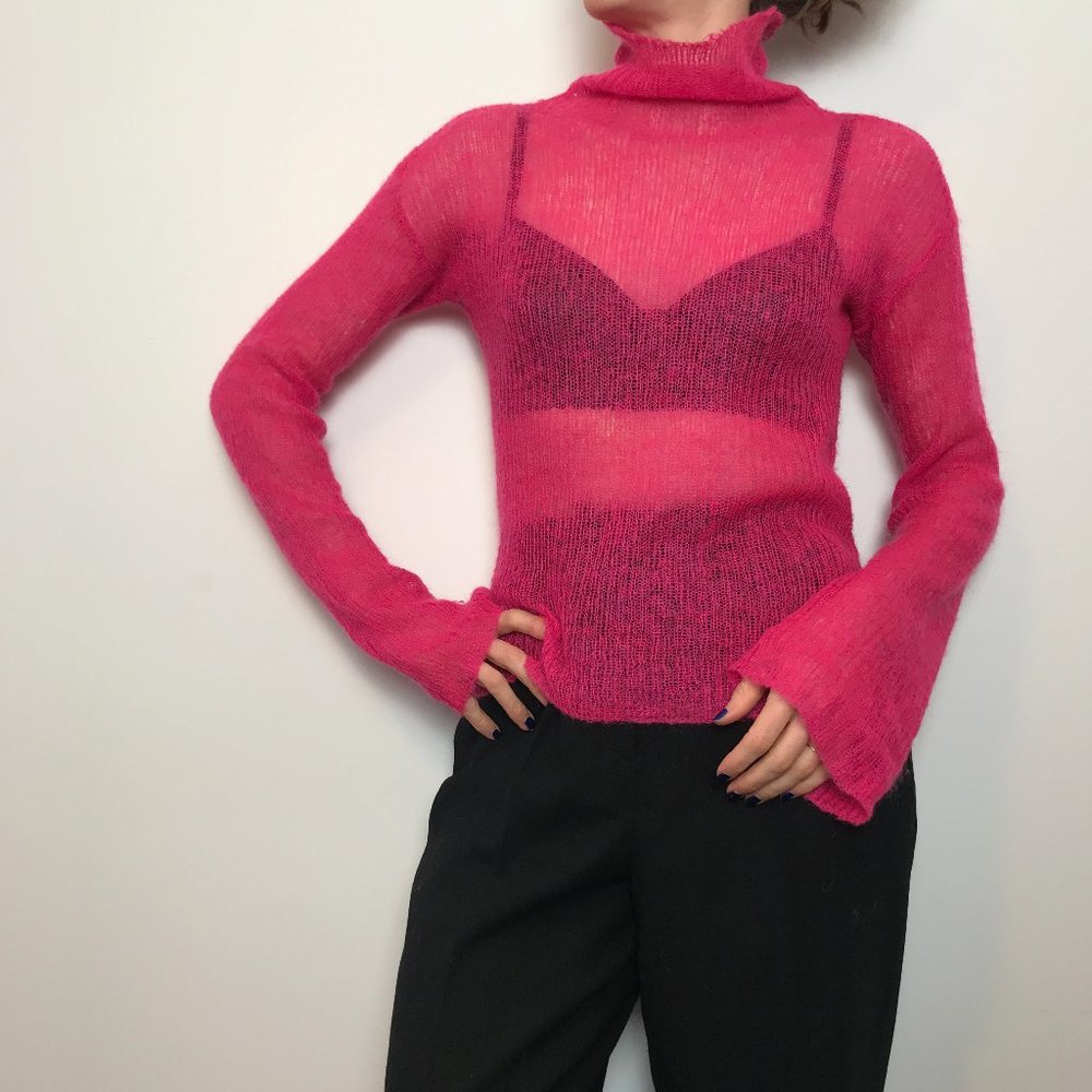 90's DKNY mohair turtleneck